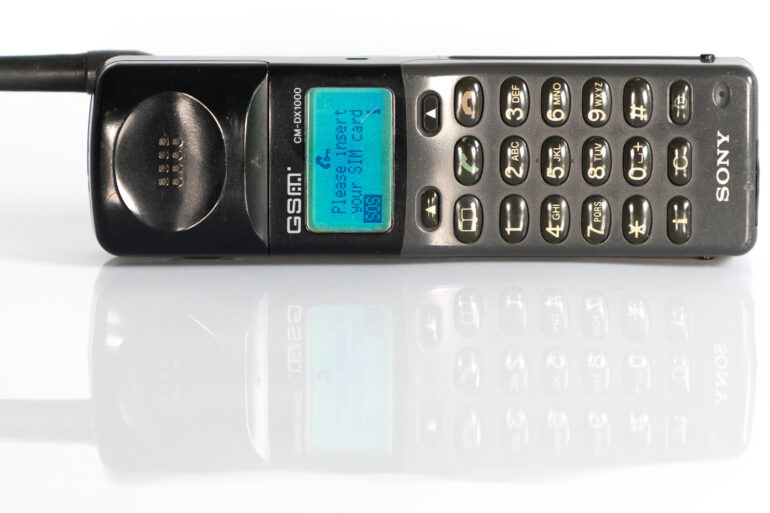 Sony CM-DX1000 Retro Phone on side